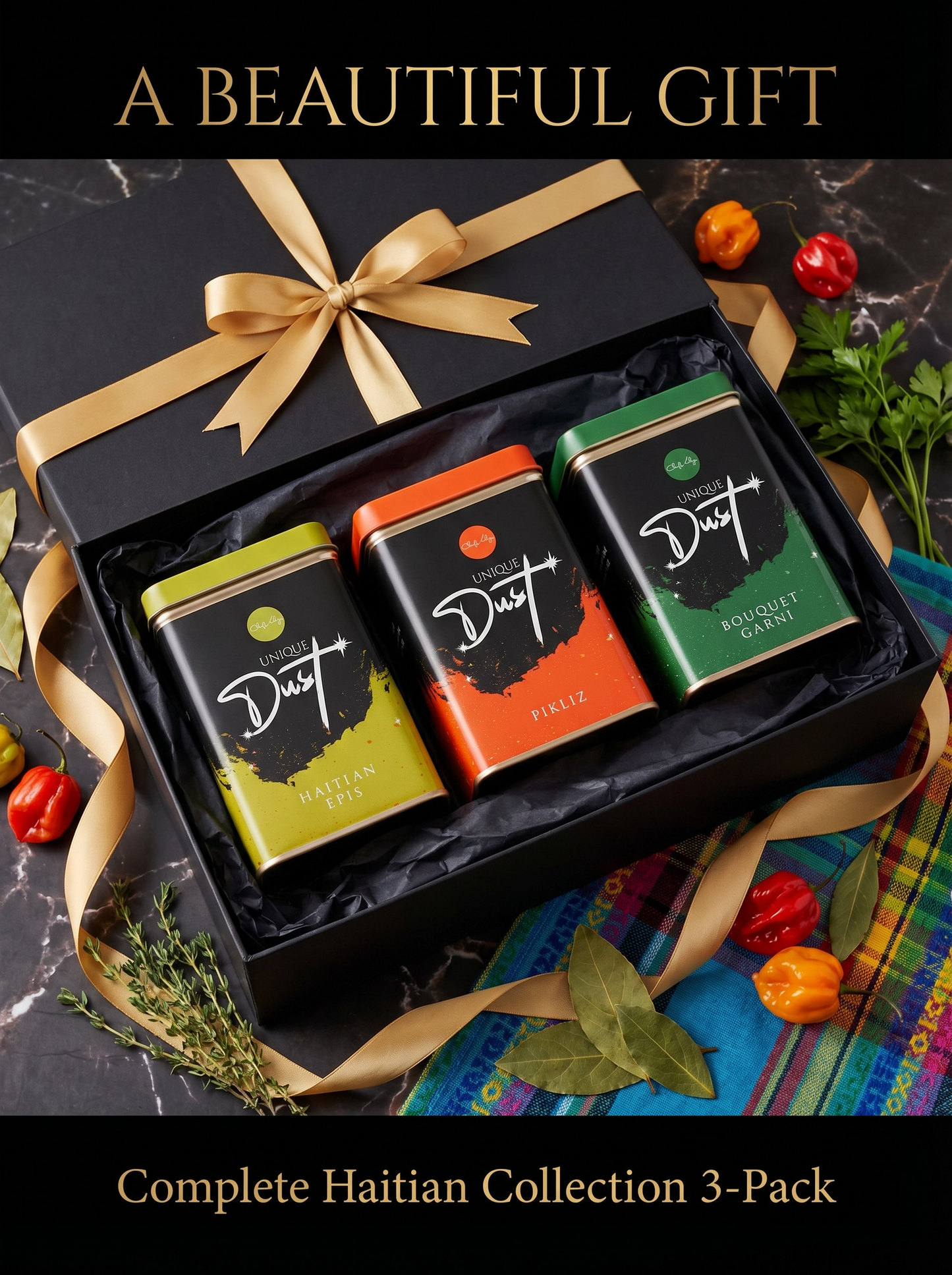 Haitian Seasonings Collection 3-Pack Gift Set