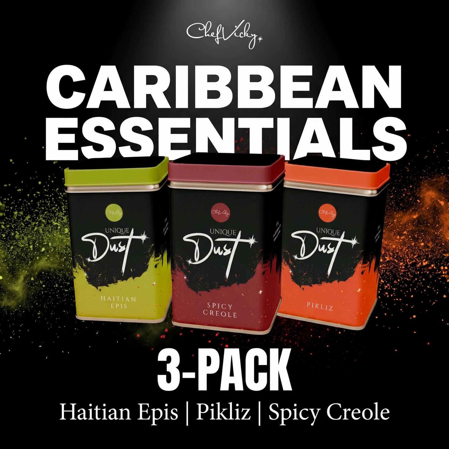 Caribbean Seasonings Essentials 3-Pack